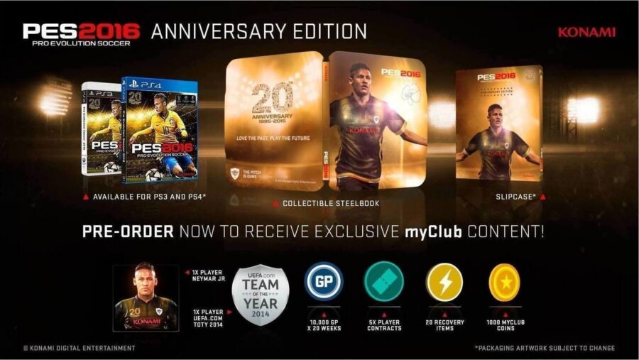 Pro Evolution Soccer 2016 Anniversary Edition PS4 USED