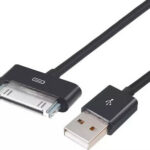 POWERTECH Καλώδιο USB 2.0 σε IPAD & I PHONE 4/4S, 1m, Black