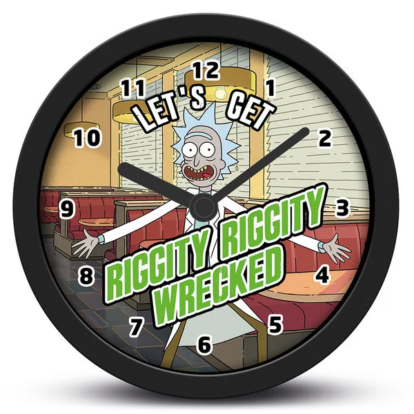 Pyramid Επιτραπέζιο Ρολόι με Ξυπνητήρι Rick and Morty Wrecked GP85896