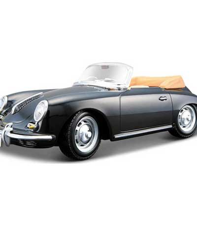 Burago 1/24 Porsche 356B Cabrio (1961) Μαυρο 18/22078