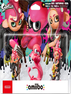Nintendo Amiibo Splatoon - Octoling 3-pack
