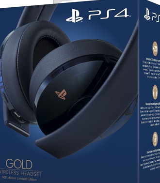 Sony Gold Wireless Headset 500 Million Limited Edition
