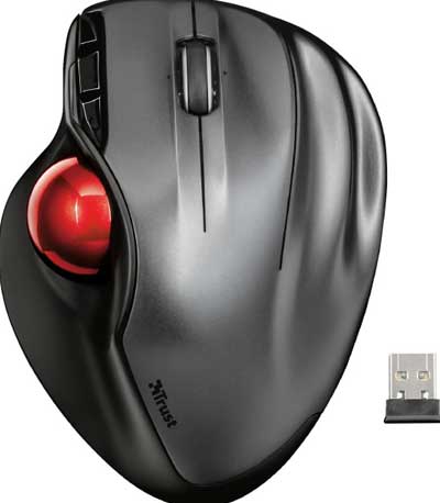 Trust Sferia Wireless Trackball Mouse (23121)