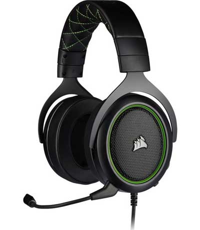 Corsair Headset Wired HS50 PRO Green ( CA-9011216-EU )