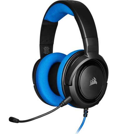 Corsair HS35 Blue CA-9011196-EU Mobile,PS4,Xbox One,Switch