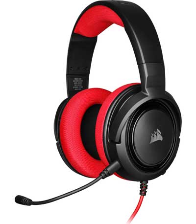 Corsair HS35 Red CA-9011198-EU Mobile,PS4,Xbox One,Switch