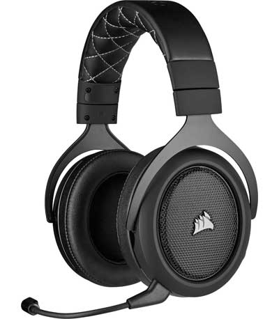 Corsair Wireless HS70 Pro - Gaming Ακουστικά - Carbon (CA-9011211-EU)