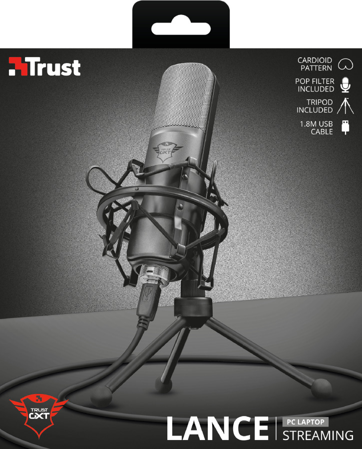 Trust GXT242 Lance Streaming Microphone 22614