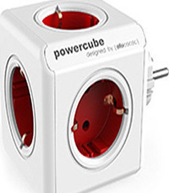 Allocacoc PowerCube Original Κόκκινο