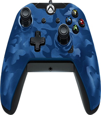 PDP Wired Controller - Blue Camo