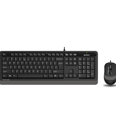 A4TECH σετ ποντίκι/πληκτρολόγιο F1010, ενσύρματο, μαύρο