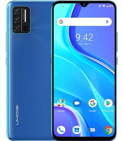 UMIDIGI Smartphone A7S, 6.53", 2/32GB, Android 10 Go Edition, μπλε