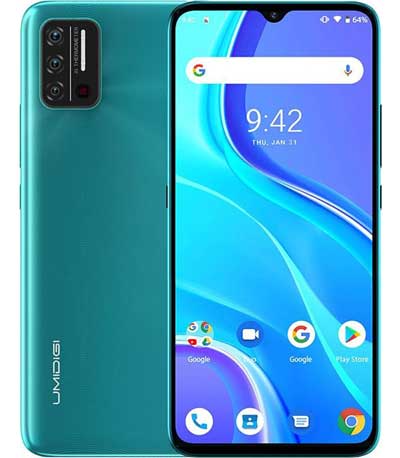 UMIDIGI Smartphone A7S, 6.53", 2/32GB, Android 10 Go Edition, πράσινο