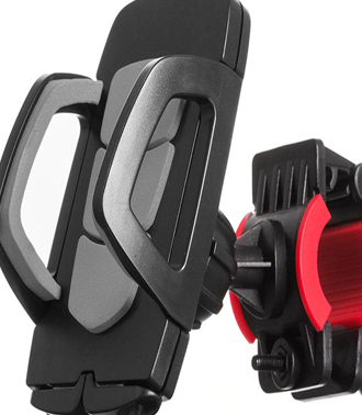Βάση Ποδηλάτου για Smartphone Handlebar με 360° Περιστροφή Black