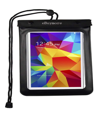 Αδιάβροχη θήκη κινητού & tablet έως 8", μαύρη