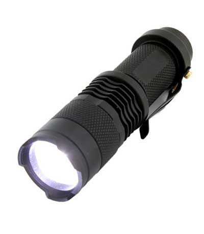 Φακός ACC-247, CREE XR-E Q5, 3W, 220 lumens, μαύρος