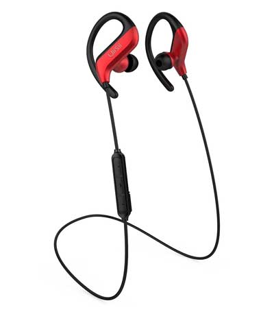 UIISII Earphones BT100-RD, Bluetooth 5.0, 10mm, 105dB, κόκκινα