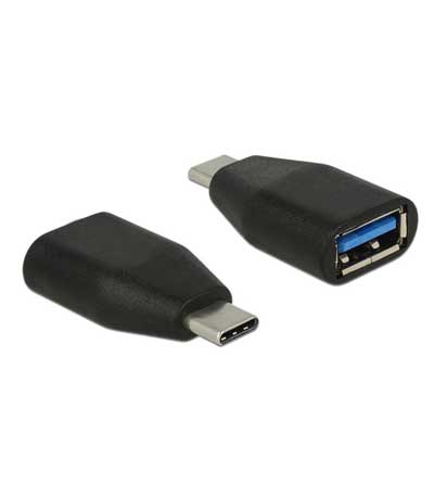 POWERTECH Adapter USB 3.1 Type C σε USB female, 10Gbps, Black