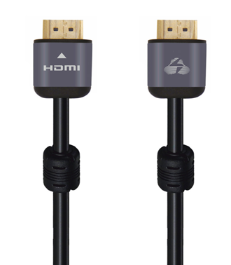 POWERTECH καλώδιο HDMI 2.0 CAB-H095 prime, 4k 3D, Copper, μαύρο, 1m
