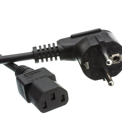 POWERTECH Καλώδιο τροφοδοσίας CAB-P020, 3x 0.75mm², CCS, 1.5m, μαύρο