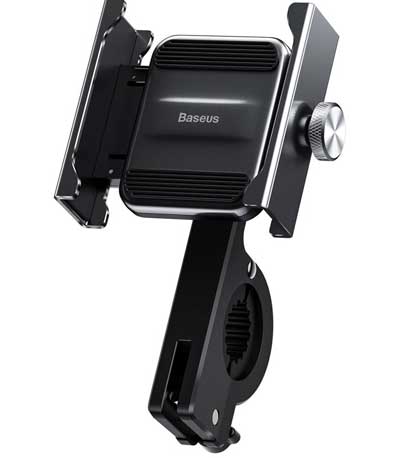 BASEUS βάση μηχανής για smartphone CRJBZ-01 Knight, μεταλλική, μαύρη