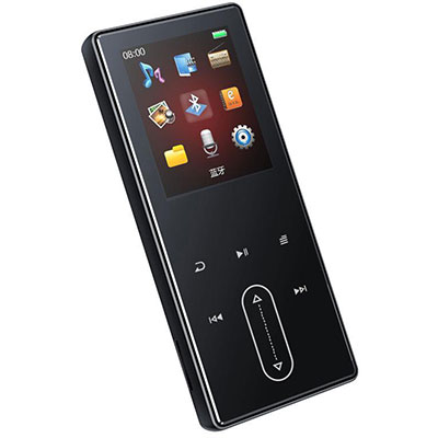 RUIZU MP3 player D22 με ηχείο, 1.8", 8GB, BT, ελληνικό μενού, μαύρο