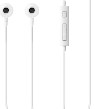 SAMSUNG Earphones HS1303 με μικρόφωνο, High Definition, 1.2m, λευκά