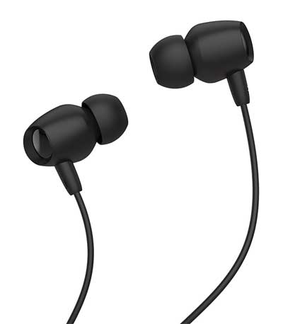 CELEBRAT Earphones Fly 1 με μικρόφωνο, 10mm, 3.5mm, 1.2m, μαύρα