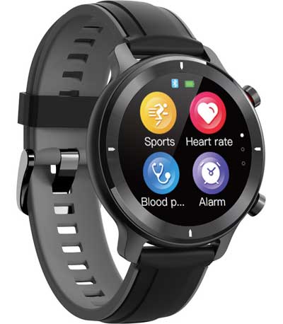 HIFUTURE smartwatch HiWAVE, 1.3", IP68, heart rate monitor, μαύρο