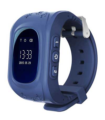 INTIME GPS Παιδικό ρολόι χειρός IT-023, SOS, βηματομετρητής, σκούρο μπλε