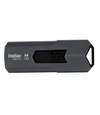 IMATION USB Flash Drive Iron KR03020047, 64GB, USB 2.0, γκρι