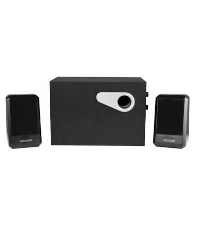 MICROLAB ηχεία M280BT, 2.1ch, 42W RMS, bluetooth μαύρα