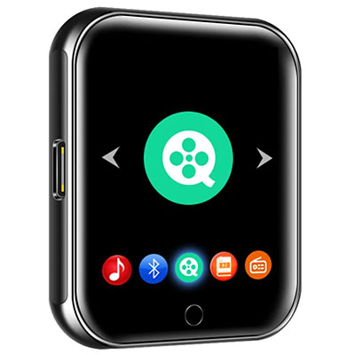 RUIZU MP3 player M8 με ηχείο, 1.54", 16GB, BT, ελληνικό μενού, μαύρο