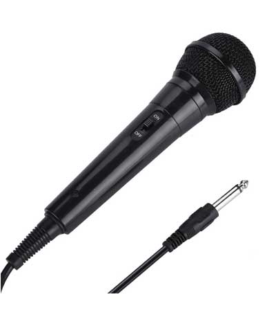 Μικρόφωνο MIK-0002, δυναμικό, XLR-3, μαύρο
