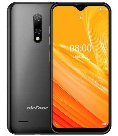 ULEFONE Smartphone Note 8, 5.5", 2/16GB, Android 10 Go Edition, μαύρο