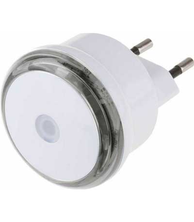 EMOS LED φωτιστικό νυκτός P3306, schuko, με αισθητήρα φωτός, λευκό