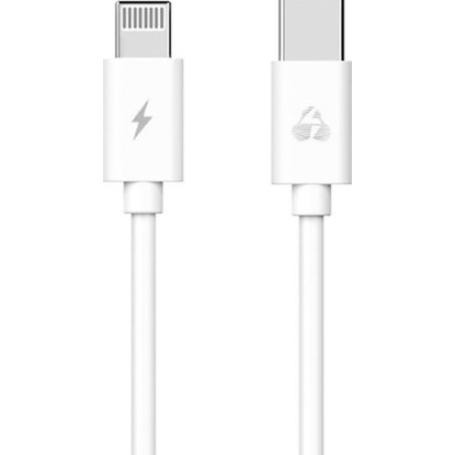 POWERTECH Καλώδιο USB Type-C σε Lightning PTR-0092, 20W 3A, 1m, λευκό