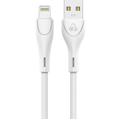 POWERTECH καλώδιο USB σε Lightning eco round PTR-0104, 15W 3A, 1m, λευκό
