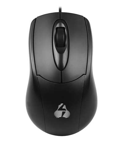POWERTECH ενσύρματο ποντίκι PT-806, 1600DPI, USB, μαύρο