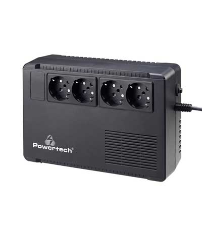 POWERTECH UPS Line Interactive PT-950C, 950VA/570W, 4x schuko