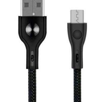 POWERTECH Καλώδιο USB σε Micro USB eco pvc PTR-0004, copper, 1m, μαύρο
