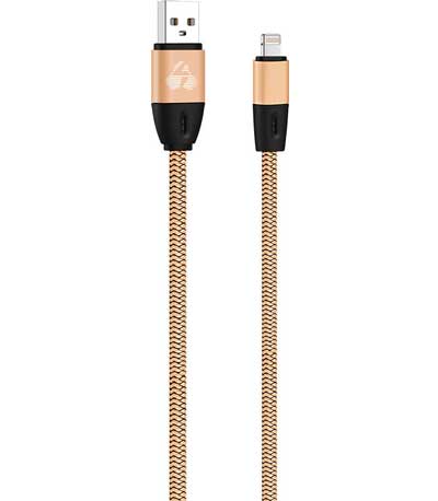 POWERTECH USB σε Lightning eco flat PTR-0035 copper, 1m, Gold