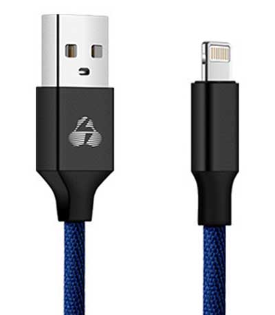 POWERTECH Καλώδιο USB σε Lightning eco small PTR-0050 copper, 1m, μπλε