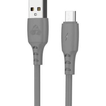 POWERTECH Καλώδιο USB σε Micro USB eco PTR-0090, copper, 1m, γκρι