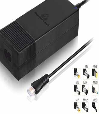 Powertech Φορτιστής Laptop PT-372, Universal, 90W, 9 Tips