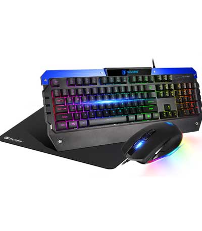 SADES Gaming set πληκτρολόγιο, ποντίκι & mouse pad Battle Ram, ενσύρματα
