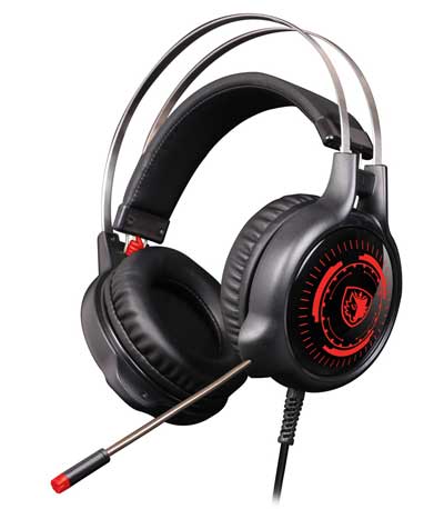 SADES Gaming Headset G50, multiplatform, 3.5mm, 50mm ακουστικά, μαύρα (με μονο 3.5 jack)