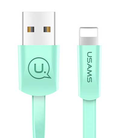 USAMS Καλώδιο USB σε Lightning US-SJ199, 1.2m, πράσινο