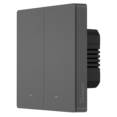 SONOFF smart διακόπτης M5-2C-86, διπλός, WiFi, γκρι
