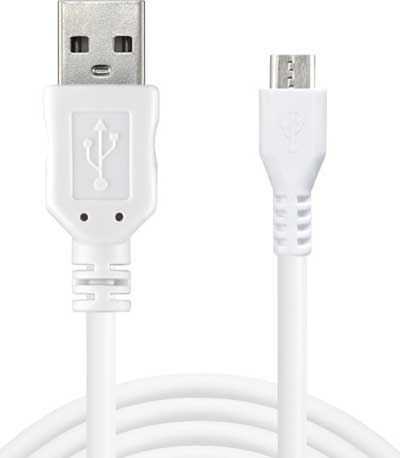 Καλώδιο USB 2.0 σε Micro USB ST-USB25, 2.5m, λευκό